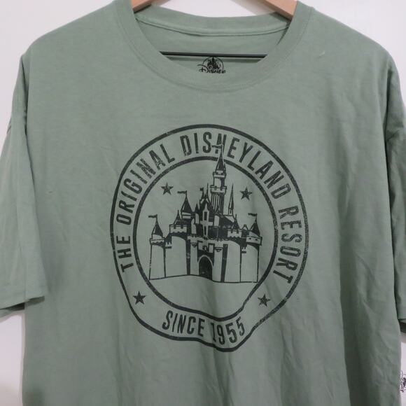 Disney Mens Sz XL Green The Original Disneyland Resort Short Sleeve T Shirt - Picture 3 of 5